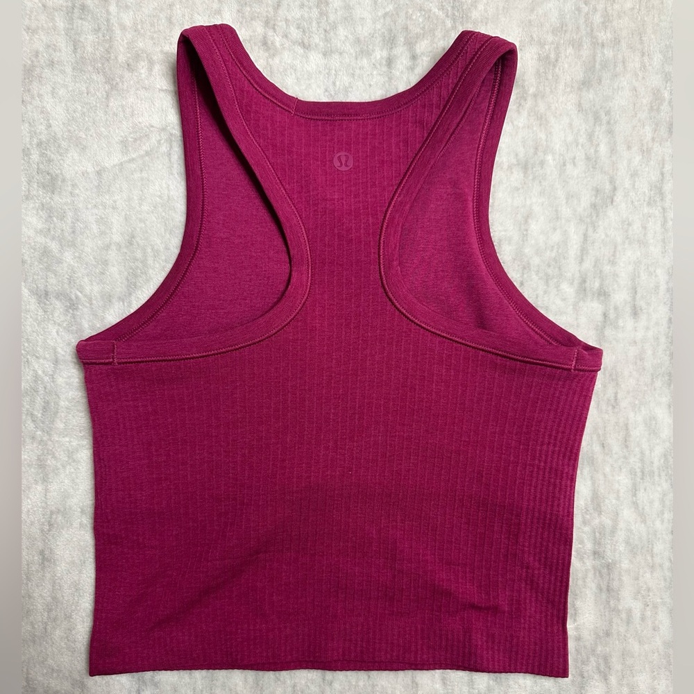 Lululemon Ebb to Street Cropped Racerback Tank Top